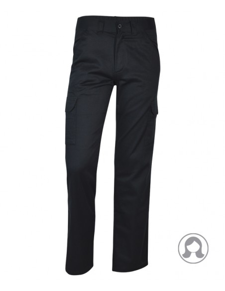 Pantalón multibolsillos negro para costaleros