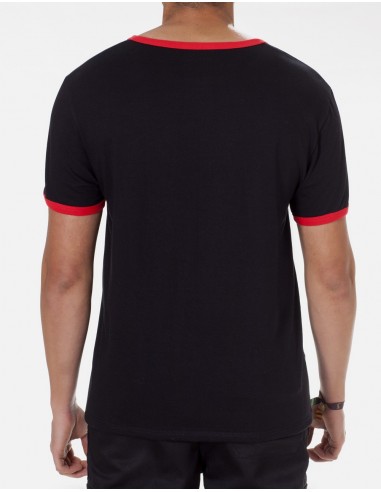 Comprar Punto Liso Negra Filo Morado