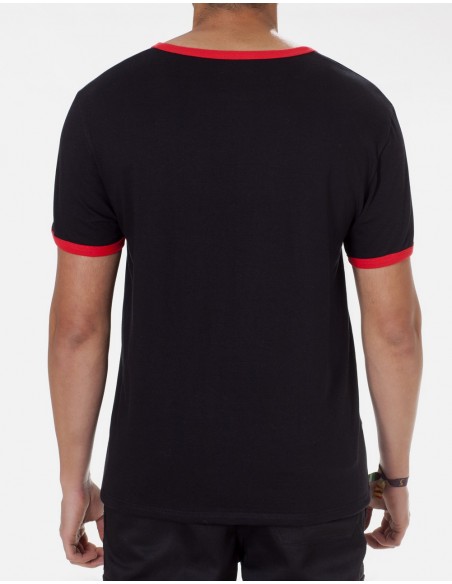Comprar Punto Liso Negra Filo Morado