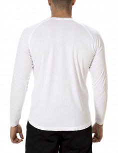 Comprar Camiseta Manga Larga Técnica Ranglan Blanca 2
