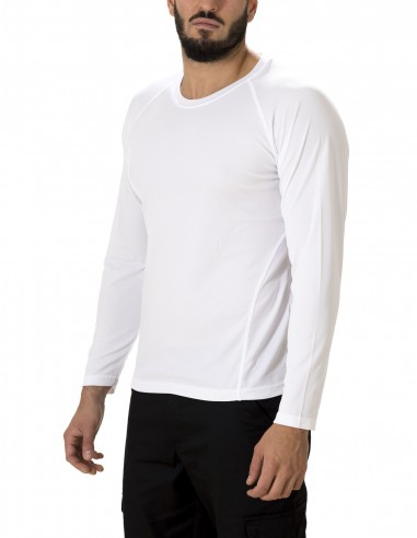 Comprar Camiseta Manga Larga Técnica Ranglan Blanca