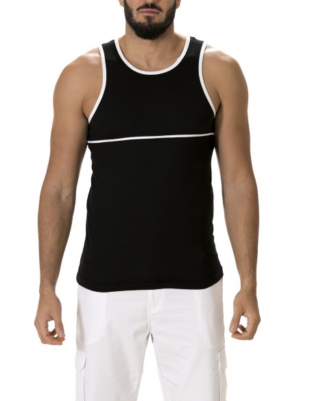 Comprar Camiseta de Tirantes Algodón Negra | DCOSTAL