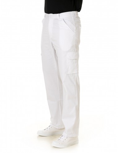 Costalero Multibolsillos Blanco