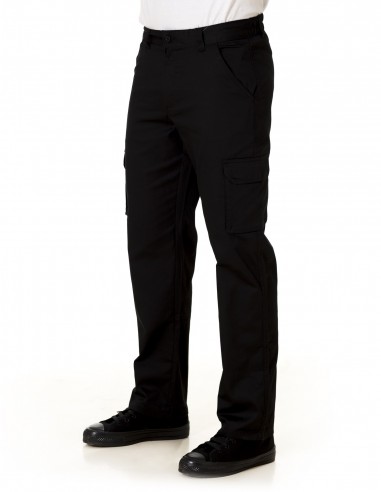 Pantalón Costalero Multibolsillos Negro