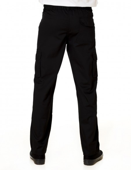 Pantalón Costalero Multibolsillos Negro