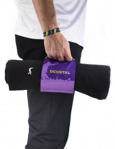 Portacostal Morado y Oro 2