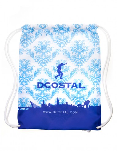 Mochila Cuerdas Azul y Blanca Sky