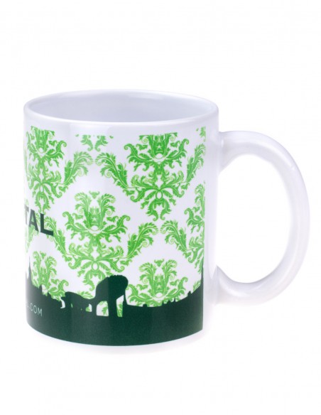 Taza Cofrade Verde y Blanca Sky